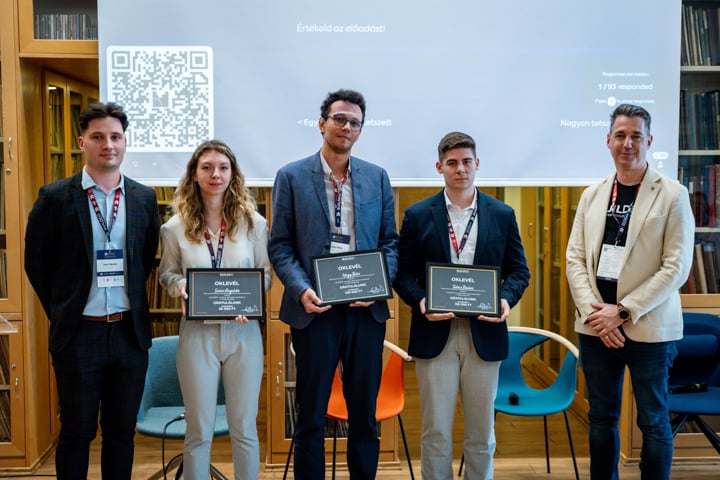 BIM Diplomapályázat oklevél átadó (Fotó: Fejes Márton)